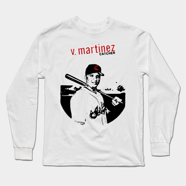 Victor Martinez Long Sleeve T-Shirt by Pastime Pros